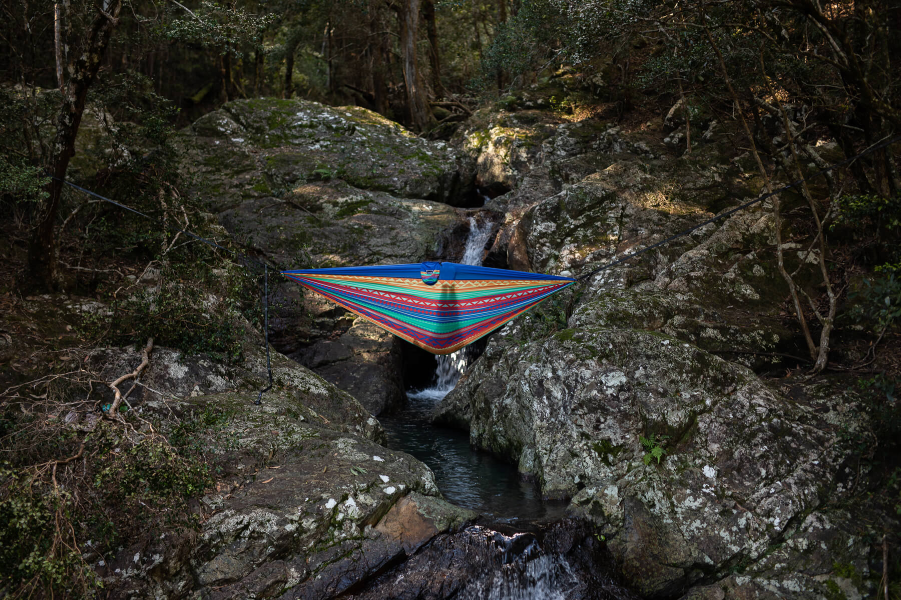 Wild Fiesta - Recycled Hammock with Straps - Image 7