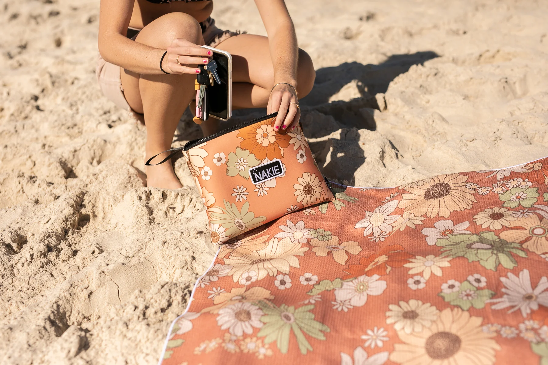Wild Flower - Recycled Sand Free Beach Towel - Image 10